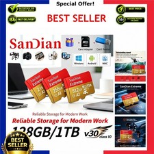 Micro SD Card 512GB 400GB 256GB 128GB V30 Class 10 A1 Memory Card TF Flash