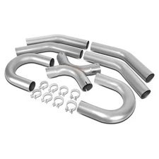 Stainless Steel U Bend Exhaust Bend Piping Kits 45 90 X Custom Tubing 3" OD 7Pcs