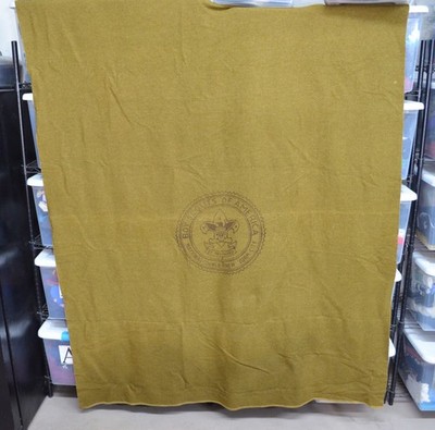 Vintage Boy Scouts of America New York City Wool Chatham Blanket Edward Hoffman