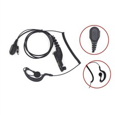PTT Mic Swivel Earpiece for Motorola Radio Walkie Talkies DP4800 DP4801 DP4600