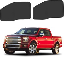 Front Side Window Sun Shade for Silver  Black-Fit 2015-2020 Ford F150