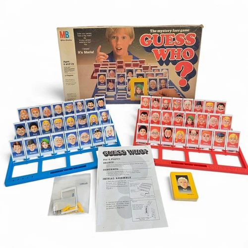 1991 Guess Who? Board Game Milton Bradley Vintage Game Made in USA **COMPLETE**