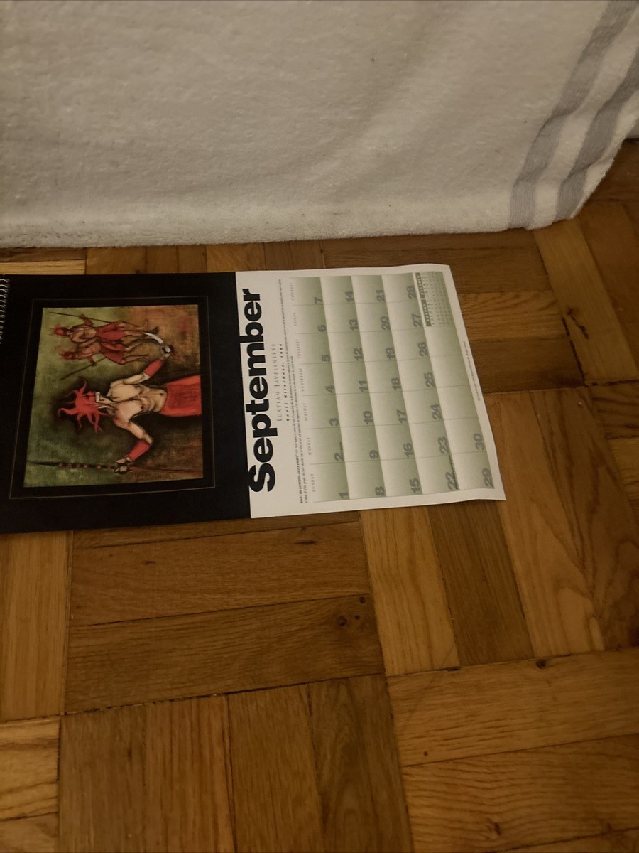 Magic The Gathering 1996 Calendar Vintage VTG Wizards Of The Coast