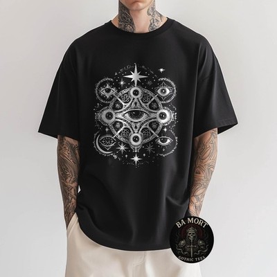 Celestial Ophanim Biblically Accurate Angel Gothic T-Shirt
