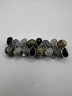 Bracelet with Genuine Mother of Pearl Lia Sophia "Edge of Night" Stretch