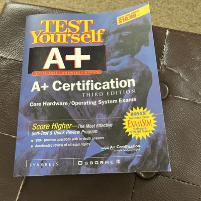 Test Yourself A+ Certification by Inc. Staff Syngress Media Core Hardware/Operat