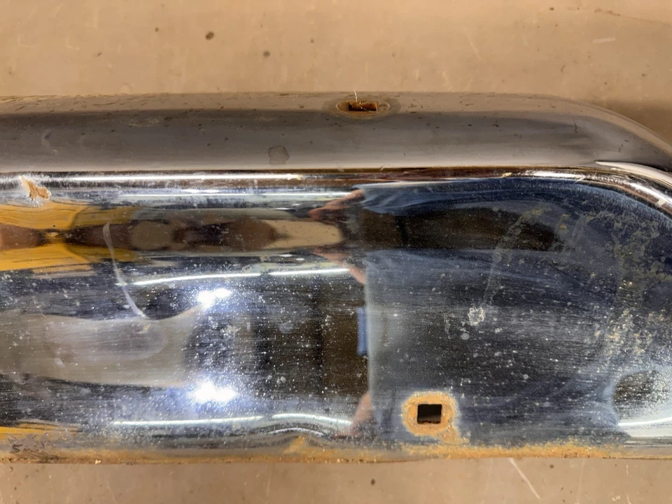 Ford Galaxie XL 1962 parachoques trasero personalizado barra cromada marco trasero parasol Starliner Foto 4 de 4