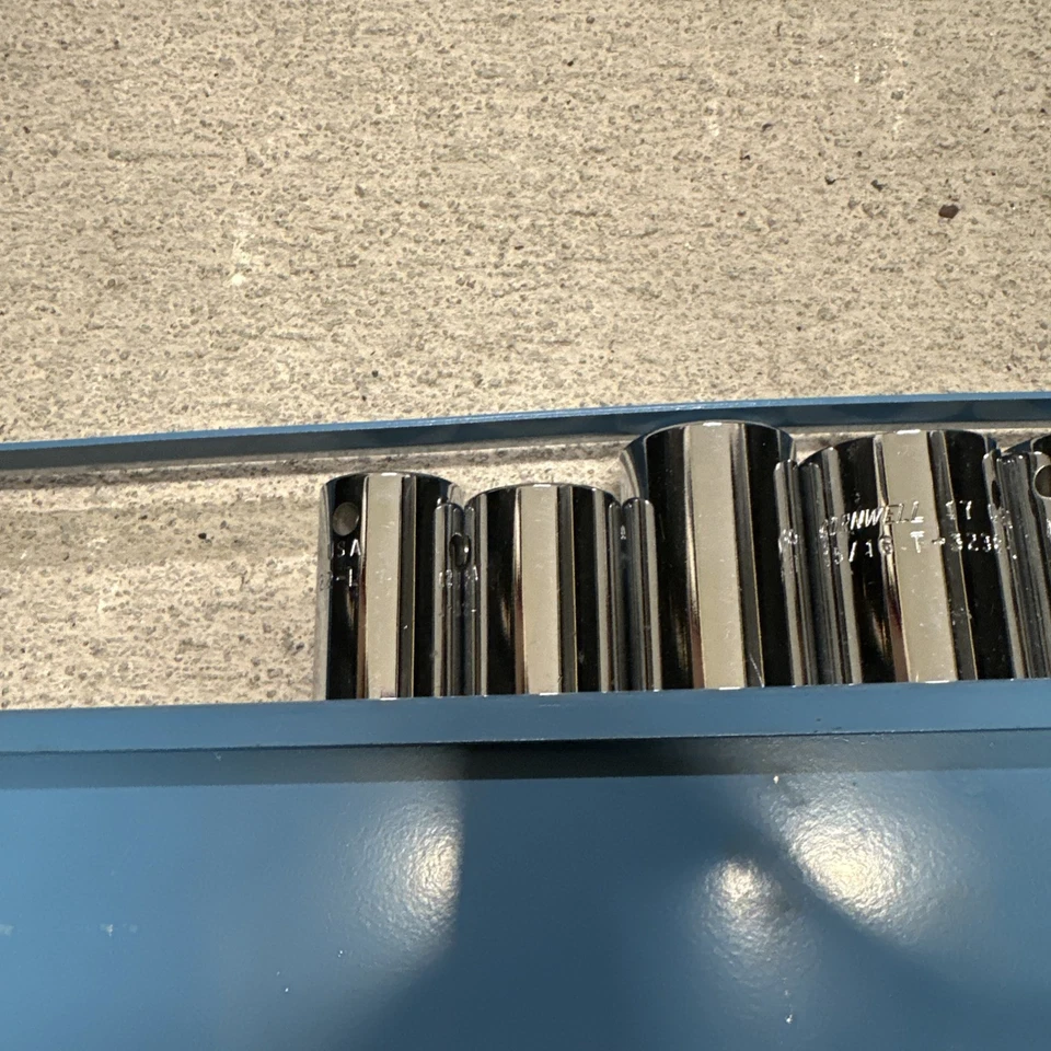 CORNWELL USA 1/2” Dr. Metric 12 pc Deep Socket Set STM3210LS 6pt 10-18mm & 3/4" - Image 4 of 4