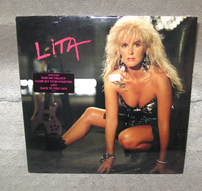 LITA FORD SELF TITLED RCA 1988 VINYL LP  W/HYPE STICKER SEALED!! FREE SHIP BIN!!