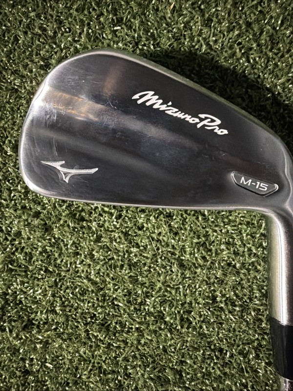 Mint Mizuno Pro M15 Iron Set 4-PW True Temper AMT Silver Stiff Flex Steel