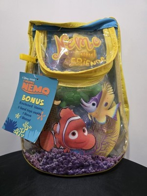 NOS Finding NEMO Disney Beach Toy Set/Beach Party Nemo and Friends Accessories