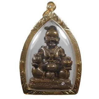 PERFECT KUMANTHONG LP PERN OLD THAI BUDDHA AMULET PENDANT VERY RARE !!!