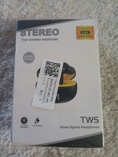 TWS Stereo True Wireless Earphones ENC Smart Sports Headphones - New Sealed