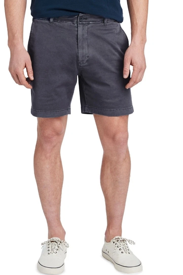 Vineyard Vines Breaker Shorts Mens 32 Gray 10 Inch Inseam Stretch Chino