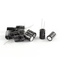 10 Pcs 16V 3300UF 105C Radial Lead Electrolytic Capacitor 13mm x 20mm