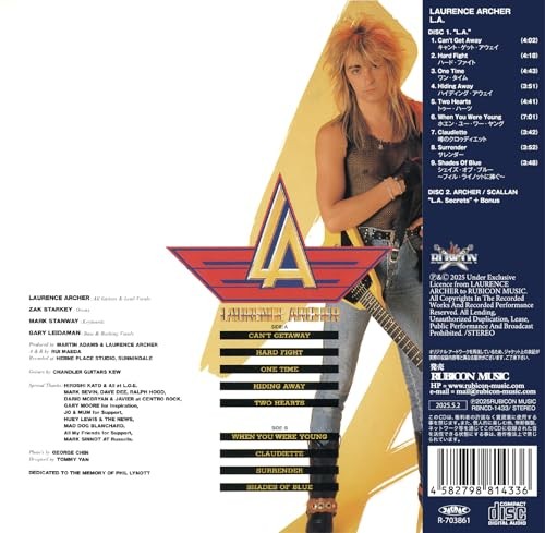 【値下げ】【レア】【未開封新品】ローレンス・アーチャー LA L.A. + L.A.シークレッツ(2CD) /LAURENCE ARCHER/ローレンス