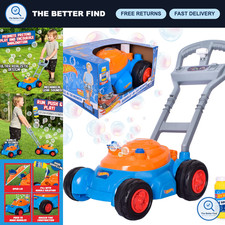 Bubble Lawn Mower for Toddlers - Bubble Blowing Toy, Indoor/Outdoor Gardening Gi