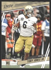 Tony Jones Jr. #293 2020 Panini Prestige New Orleans SaintsRC Rookie