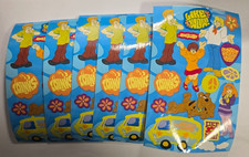 Sandylion Stickers Scooby-doo lot of 6 SHEETS  Size 4" X 6"
