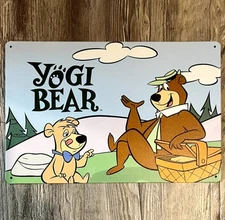 Yogi Bear 8 x 12 Novelty Metal Sign New!