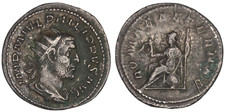 Philip I Antoninianus, Roman Silver Coin – AD 244-247, RIC 44b