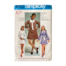 Simplicity 8920 Teen Size 6 Bust 32” Dress