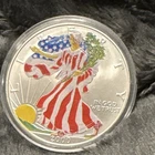 U.S. Mint American Eagle 2000 Colorized 1 oz Silver Coin .999 Fine