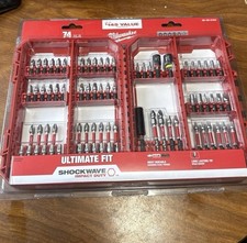 Milwaukee Shockwave Impact Duty 74-Piece Bit Set 48-32-5154 New Sealed