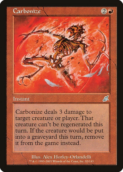 [MTG] Carbonize (083) (SCG) HP-DMG