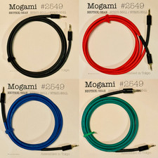 Mogami 2549 3.5mm TRS Stereo Mini Aux Cable REAN Multi Color Tokyo