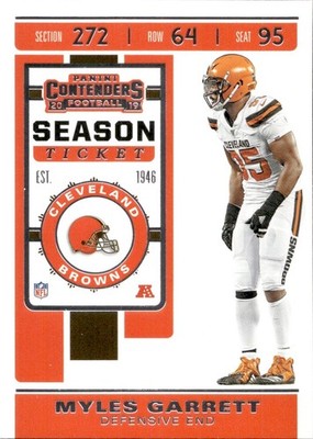 Myles Garrett - 2019 Panini Contenders Football #19