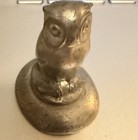 Vintage Williamsburg VIRGINIA,  Shirley Pewter Owl Figurine 1.5” — photo 2