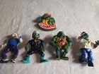 TMNT Teenage Mutant Ninja Turtles Lot of 5 Loose Vintage  Action Figures