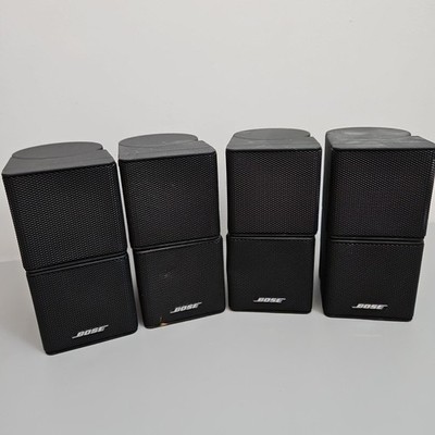 Set of 4 Bose Lifestyle/Satellite Jewel Mini Double Cube Speakers