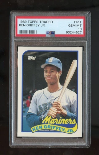 1989 Topps Traded # 41T Ken Griffey Jr. RC PSA 10 GEM MINT /4527