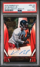 2015 PANINI ROOKIES & STARS RC SIG #RS-VB VIC BEASLEY JR. RC 2/25 PSA 7 AUTO