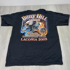 Daytona Motorcycle Bike Week 2005 Boot Hill Saloon T Shirt Size L Black