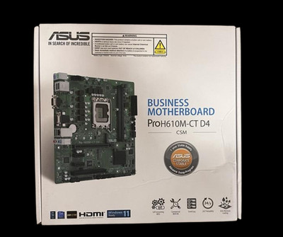 ASUS Business Motherboard PROH610M-CT D4 -New In Box-