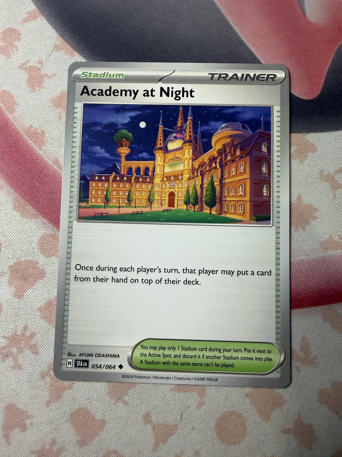 Academy at Night Uncommon SV: Shrouded Fable 054/064 NM English