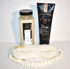 Bath  Body Works Moonlight Zen Sleep Black Chamomile Luxe Bath Body Cream Set