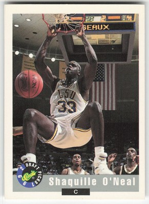 1992 Classic Draft Picks #1 Shaquille O'Neal BASKETBALL LSU