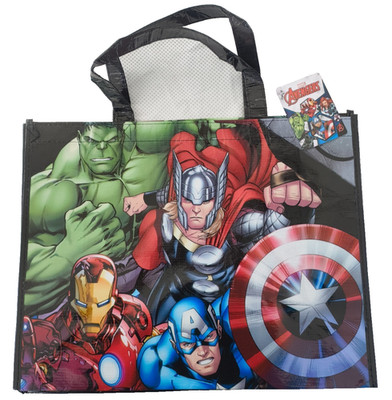 Marvel Avengers Lizenzpartner Shopper Tasche Wiederverwendbar Einkaufsträger NEU