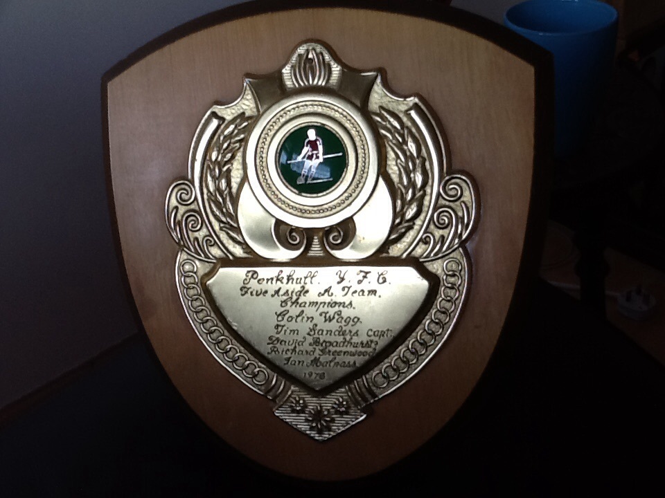 Soccer Pendle Football Trophies PENKHULL Football Trophy 1978