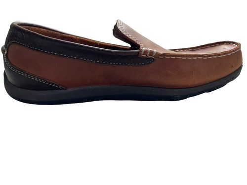 LL Bean Shoes Mens 11.5 Brown Leather Loafers Slip On Casual Driving - Picture 6 of 8