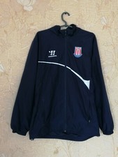 Stoke City training football jacket running coat Warriror size M