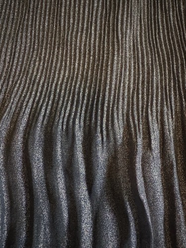 Nanette Lepore Damen Gr. XL Plissee Bluse Schwarz&Gold Schimmer Krawatte & Gefüttert - Bild 12 von 12