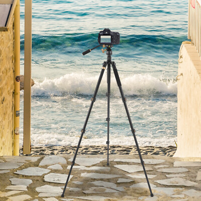 Stabilized Clamping Head Photography Tripod Load 17.64lbs +Head Precision Tripod