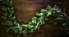 Blended Artificial Eucalyptus Greenery Garland Farmhouse- Boho - Wedding - Decor