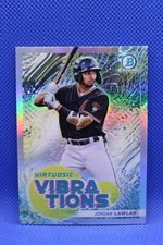 2022 Bowman Chrome Virtuosic Vibrations Diamondback Baseball #VV16 Jordan Lawlar