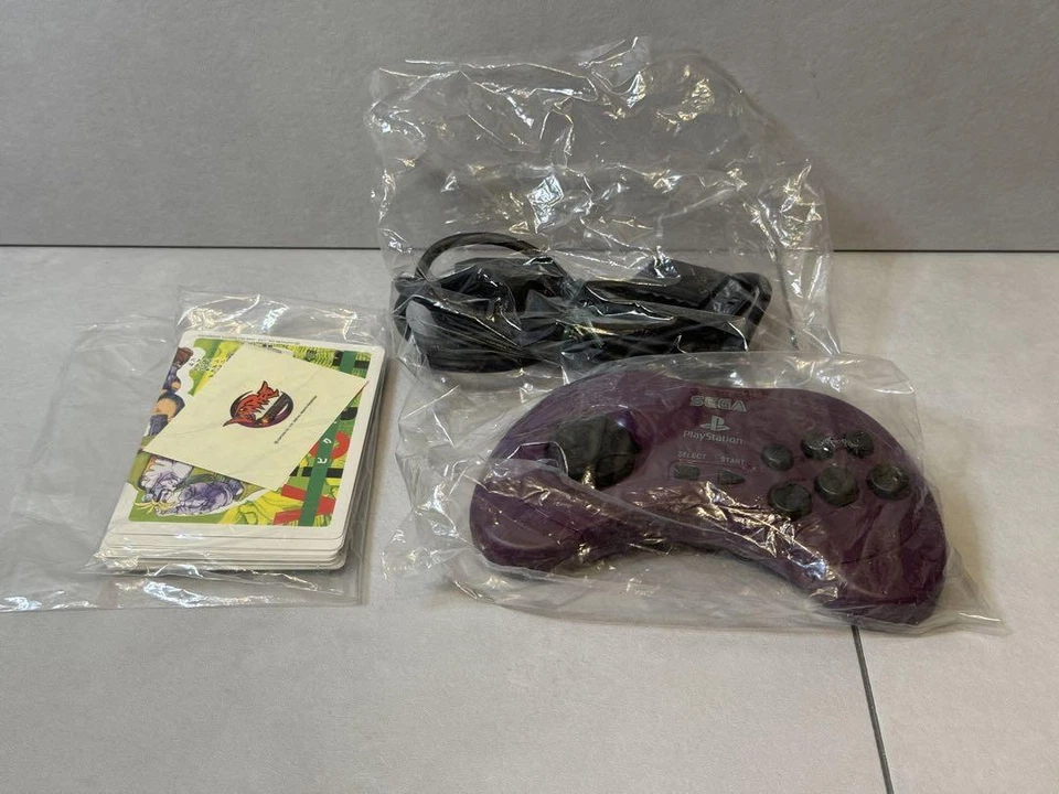 PS sega saturn controller Vampire Darkstalkers SS PS1 PS2 purple pad sony :JP - Image 2 of 4